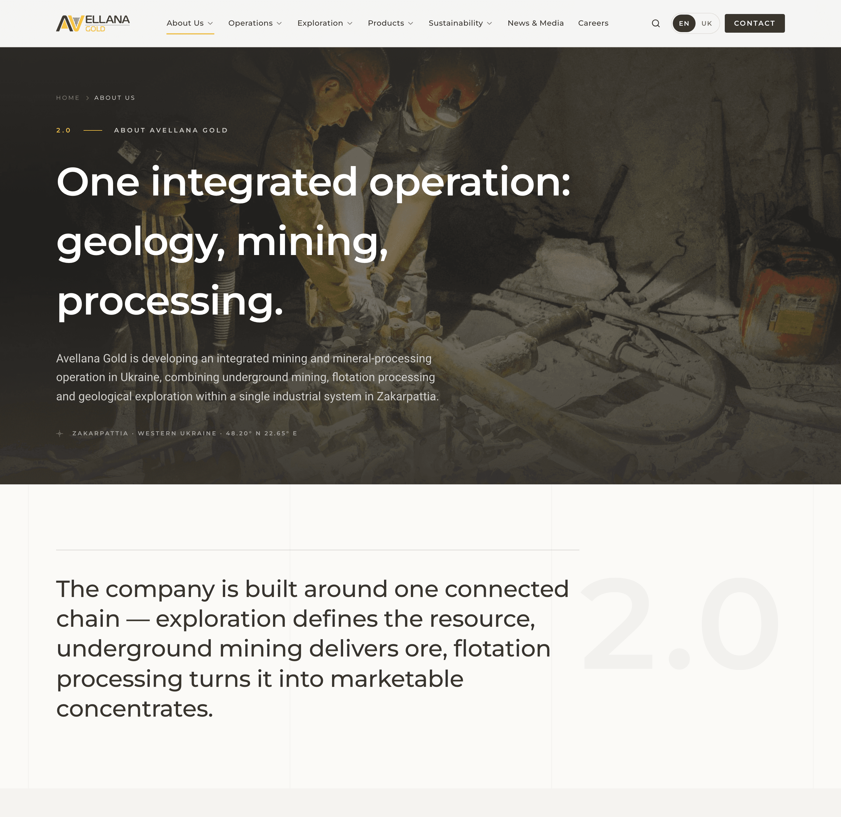 Avellana Gold about section — standards, certifications and technical figures